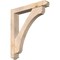 Ekena Millwork Legacy Arts and Crafts Smooth Bracket w/ Offset Brace, Douglas Fir, 5 1/2"W x 34"D x 38"H BKT0604X34X38LEC03SDF - alternate 1